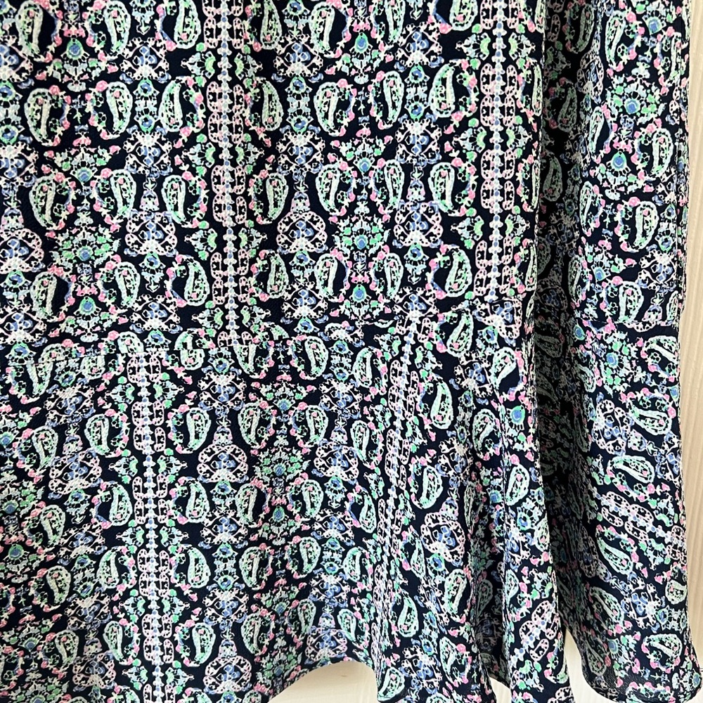 Talbots Blue and White Sleeveless Sundress - Picture 5 of 7